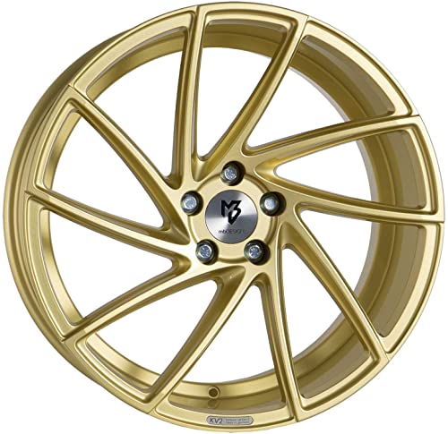 Colore Gold Cerchi MB Design KV2 8.5Jx19 ET33 5x112 Gold compatibile con VW Arteon Passat Scirocco R Scirocco Sharan Tiguan Touran
