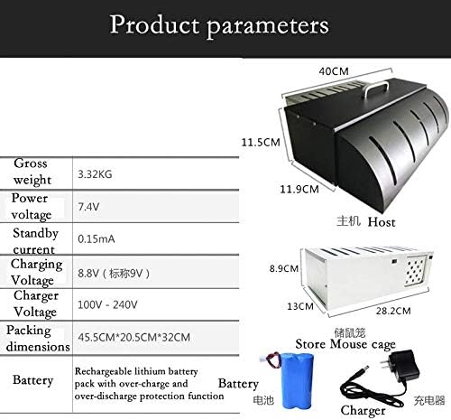 Miniatura 4 de Inteligencias infrarrojas para cazadores de ratas Me encanta inventar la extinción automática continua y la captura de jaulas de ratas ratoneras