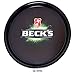 Produktbild Becks Tablett Serviertablett Kellnertablett Gummiert ca. 37cm