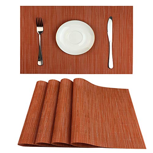 WAZAIGUR Placemats Set of 4, Heat-Resistant, Washable