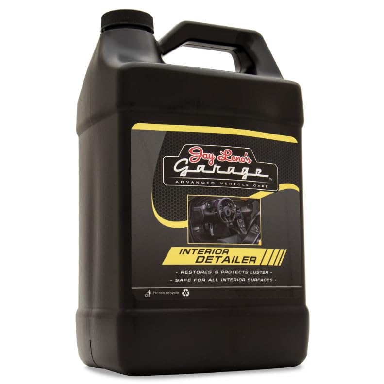 Image of Jay Leno's Garage Interior Detailer & Protectant - Car Interior Cleaner Spray for Dash, Leather Seats & More - Auto Interior Cleaner, Inside Car Cleaning Product (1 Gallon) (1 Gallon)