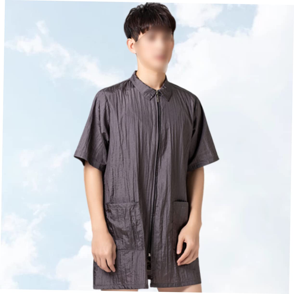 DOITOOL 3pièces Vêtement De Capillaire Blouse Pour Cheveux Manches Courtes Pratique Et Imperméable