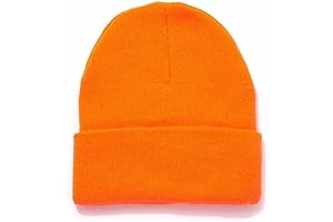 HOT SHOT Unisex Soft Orange Beanie Hat