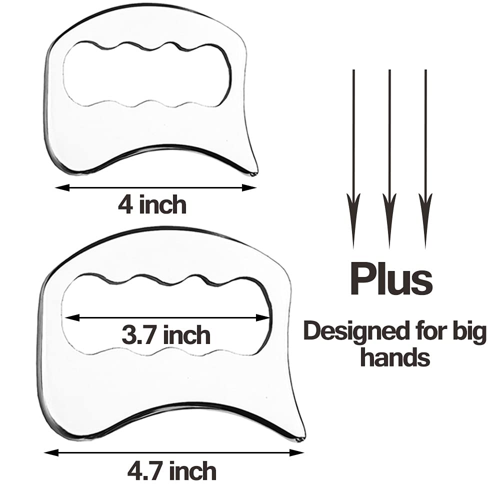 FeelFree Sport Stainless Steel Gua Sha Tools-Massage Scraping Tool for Soft Tissue Mobilization,Physical Therapy for Back, Legs, Arms FeelFree Sport Stainless Steel Gua Sha Tools-Massage Scraping Tool for Soft Tissue Mobilization,Physical Therapy for Back, Legs, Arms
