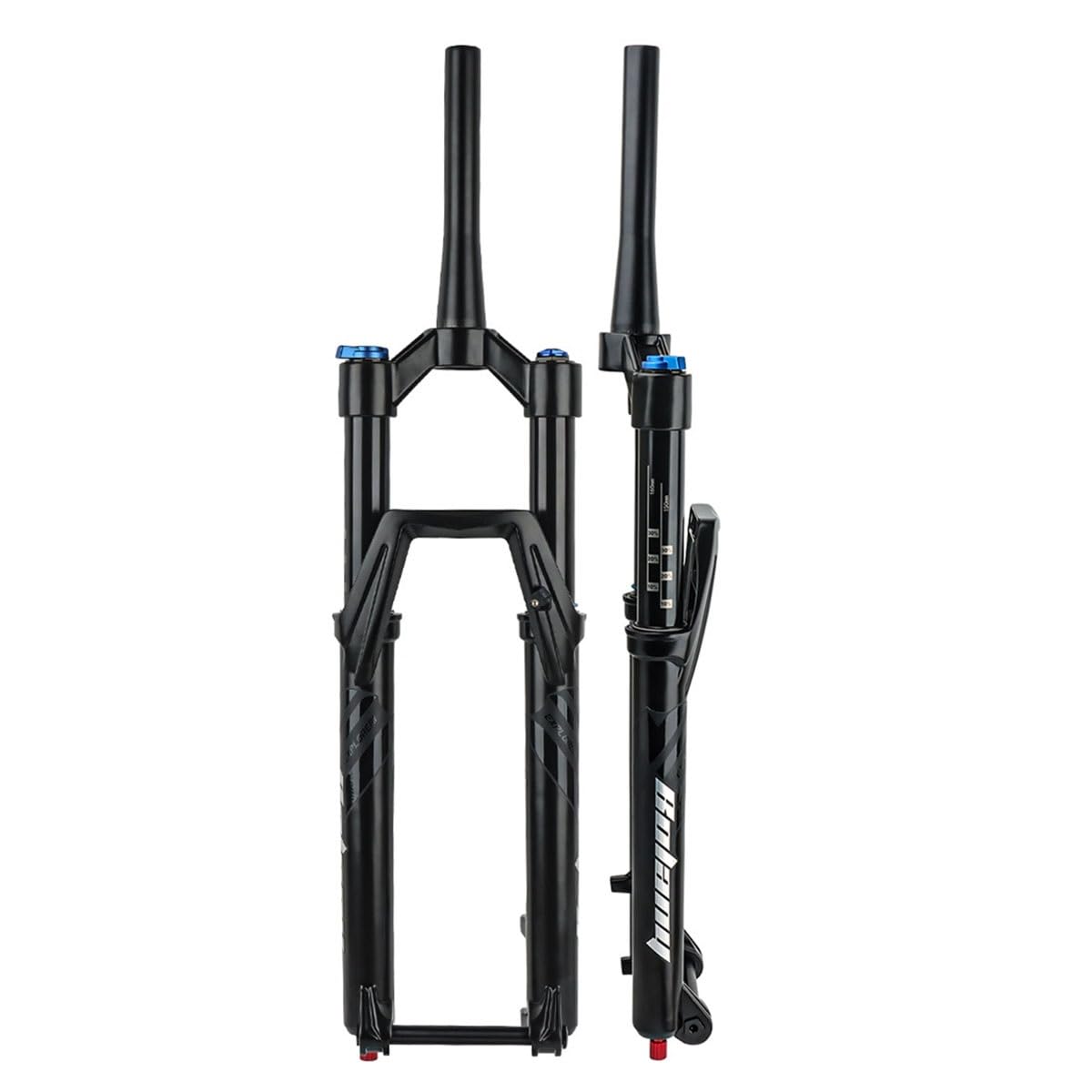 WIQUYBML DH Mountain Bike Air Suspension Fork 27.5/29IN 1-1/2"Tapered Tube Ultralight Front Forks Disc Brake Travel 140mm Thru Axle 15 * 110MM Bikes Fronts Adjustable Rebound