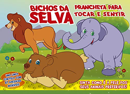 Bichos da selva: prancheta para tocar e sentir