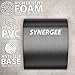 Synergee Black Core Mat Ab Mat Abdominal Mat Sit-Up Pad - Abdominal Trainer Mat for Sit Up Routines and Six Pack