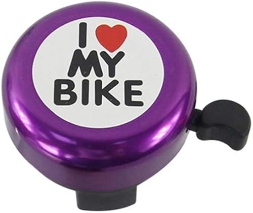 Miniatura 19 de BESPORTBLE 1PCS Timbre De Bicicleta Rojo Corazón Advertencia Campana De Bicicleta Cuerno Para Adultos Hombres Mujeres Niños Niñas Bicicletas - Rojo