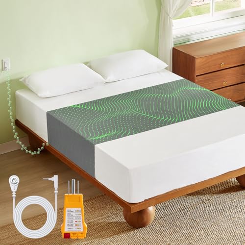 Grounding Sheets for All Mattress Sizes, 90% Viscose Derived from Bamboo 10% Silver Fiber Grounding...