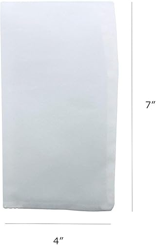 Miniatura 4 de Bolsas de filtro de té de nailon prémium de 50 micras, 4 x 7 pulgadas, paquete de 25