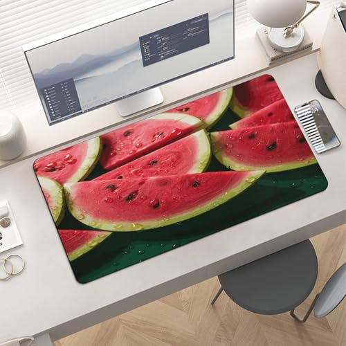 Pad para escritorio grande de goma estilo sandía miniatura 6