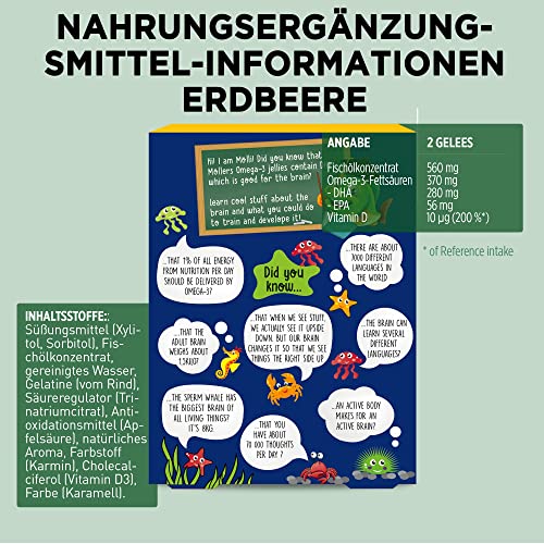 Möller's Omega 3 Kapseln für Kinder | Natürliche Omega 3 Fischtran mit Tutti Frutti | Mit DHA und EPA | Leicht zu kauen | Ohne Gluten, Laktose und Zucker | 72 Stück 4
