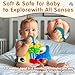 weirtoya Baby Rattles Teething Toys 3-6 Month, Baby Toys for 0-6 Months Infant Toy Sensory Toys with Beads Grasping Shaker, Tummy Time Toys for 0-3 Months, 3-6, 6-12 Months