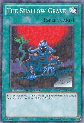 Amazon.com: Yu-Gi-Oh! - The Shallow Grave (DT03-EN091) - Duel