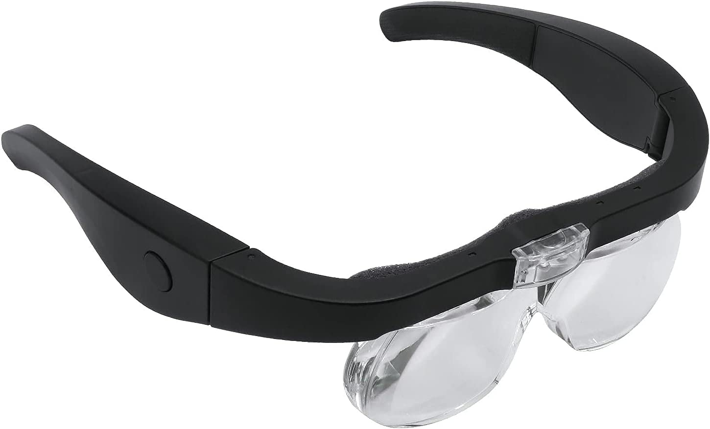 Szkło powiększające, okulary LED cztery powiększenia USB ładowalne czytanie małżeństwo
