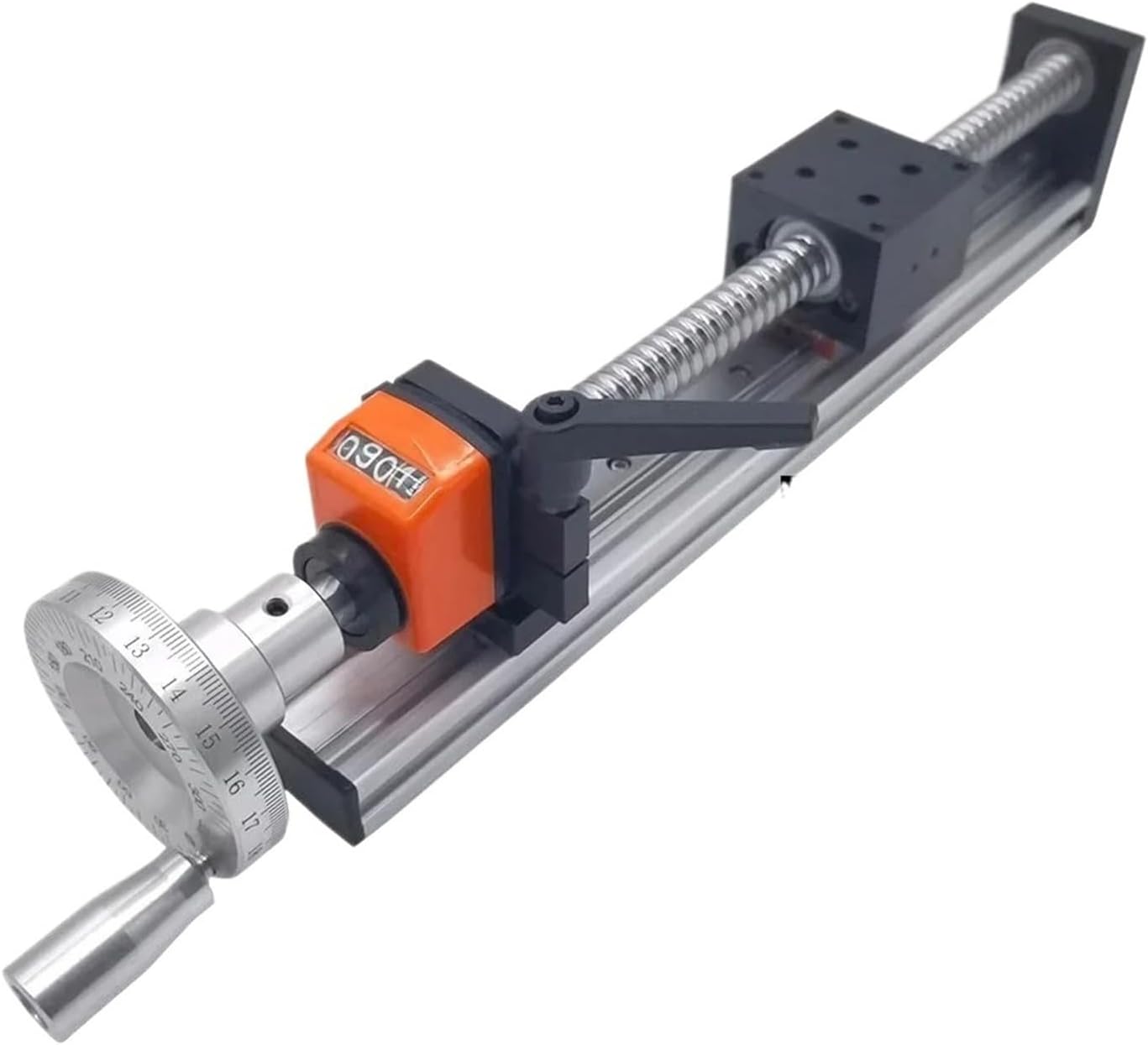 SFU1605 1610 Ball Screw Linear Guide Module Position Counter Sliding Table Hand Wheel Mgn12 Rail Manual Panel Motion Stage(SFU1605 Vertical,600mm)