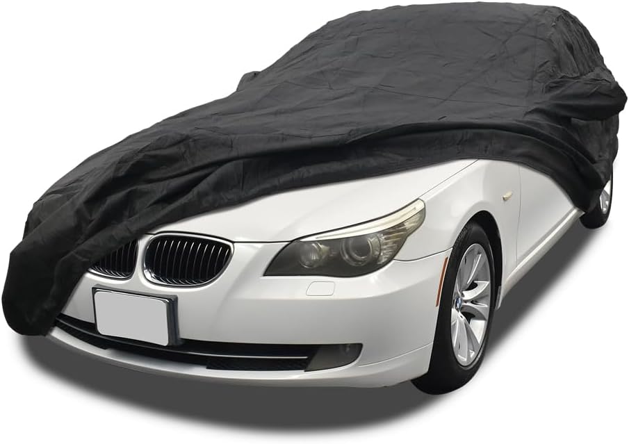 Custom Fit 2004-2011 BMW 5 Series M5 525i 528i 530i 535i 545i 550i Car Cover Black Covers 525 528 530 545 550