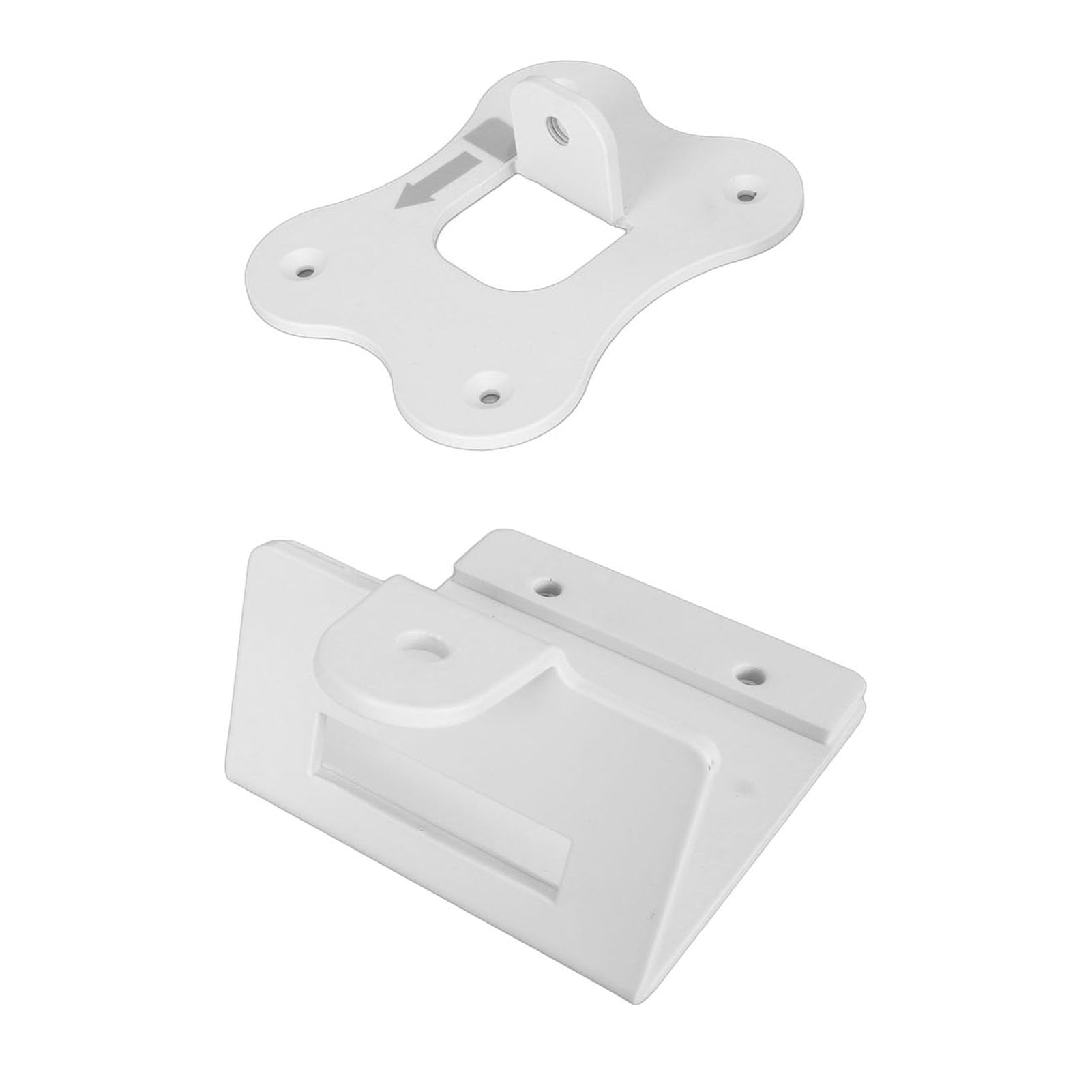 Soporte de Montaje en Pared para Altavoz Inalámbrico, Duradero, Antidesgaste, Ahorro de Espacio para Era 300, Metal, 2 uds. (White)