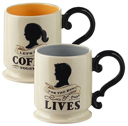 For the Rest of Our Lives Couples Coffee Mug His Hers Set of 2 Mugs
