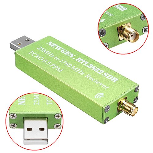 Adattatore USB RTL-SDR RTL2832U R820T2 1Ppm Ricevitore Sintonizzatore TV TCXO