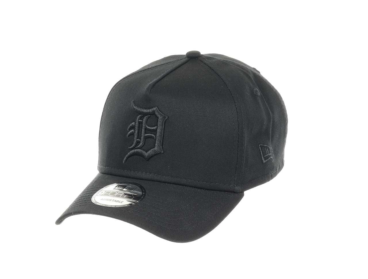 New Era Detroit Tigers MLB Black on Black 9Forty A-Frame Snapback Cap โ image 1