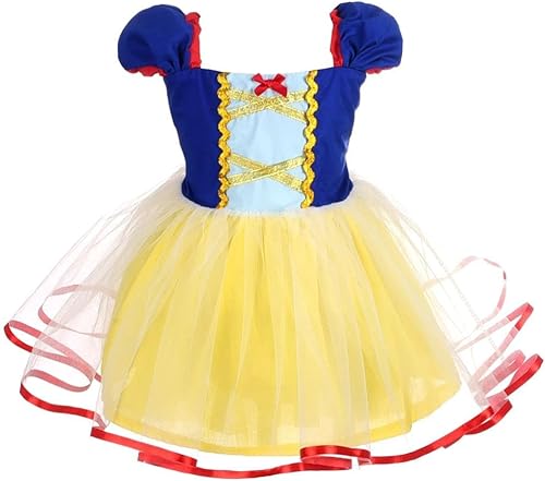 Dressy Daisy - Disfraces de princesa para cumpleaños, Halloween, Navidad, fiestas, vestidos para bebés y niñas, tallas para 18-24meses