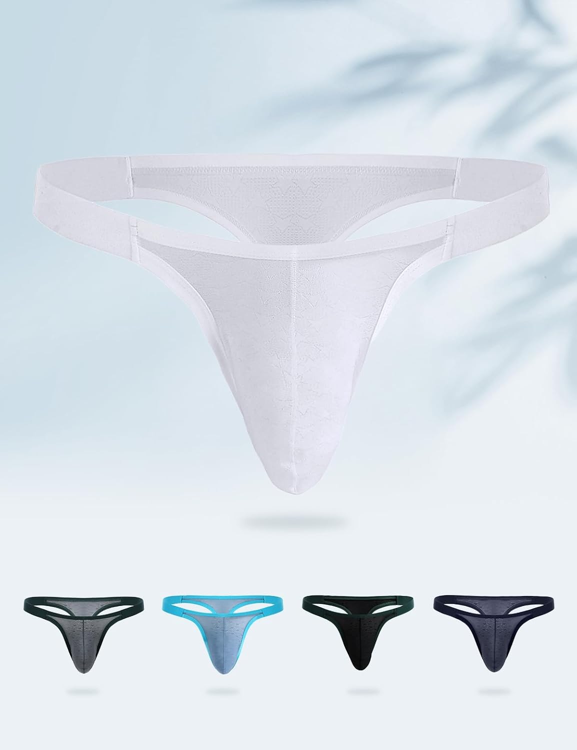 Casey Kevin Men's Thongs Underwear Sexy Mesh Tagless G-strings - Image 7