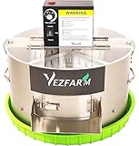 YEZFARM Electric 16 Inch Bud Leaf Bowl Trimmer Machine,Wet Dry Hydroponic Cutting Machine,Stranded Flower Rotary Cut for Hydroponic Plant Bud and Flower,Sharp Stainless Steel Blade, Silicone Tray