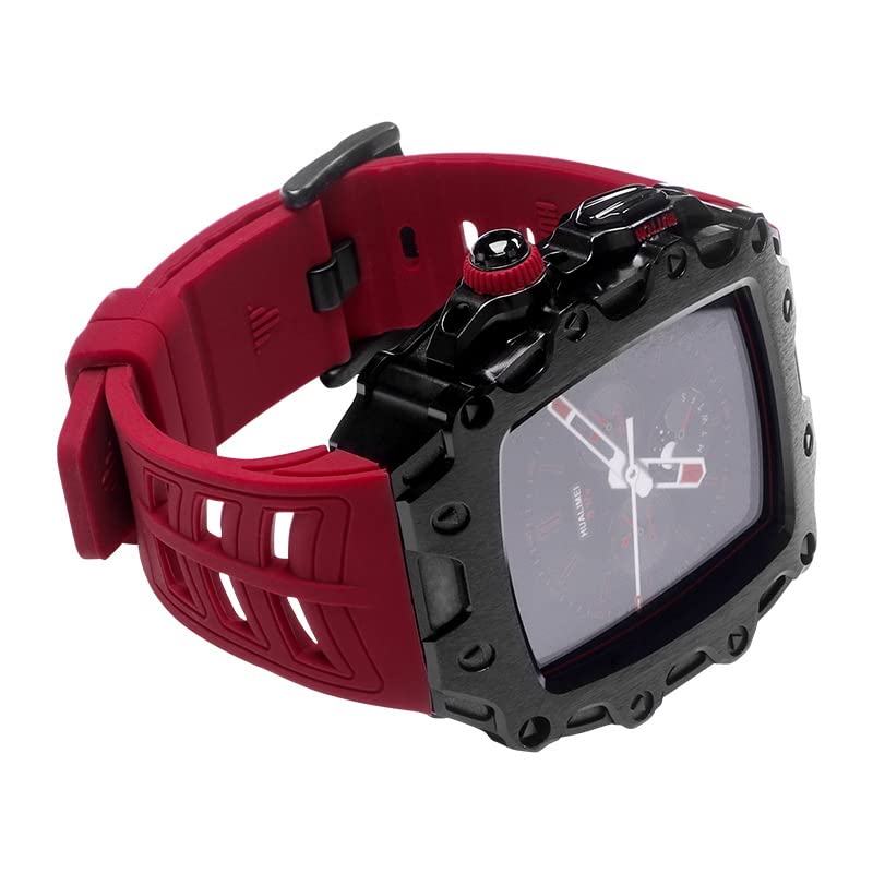 Bracelet caoutchouc Apple Watch Series 7 45 mm coque protection iWatch