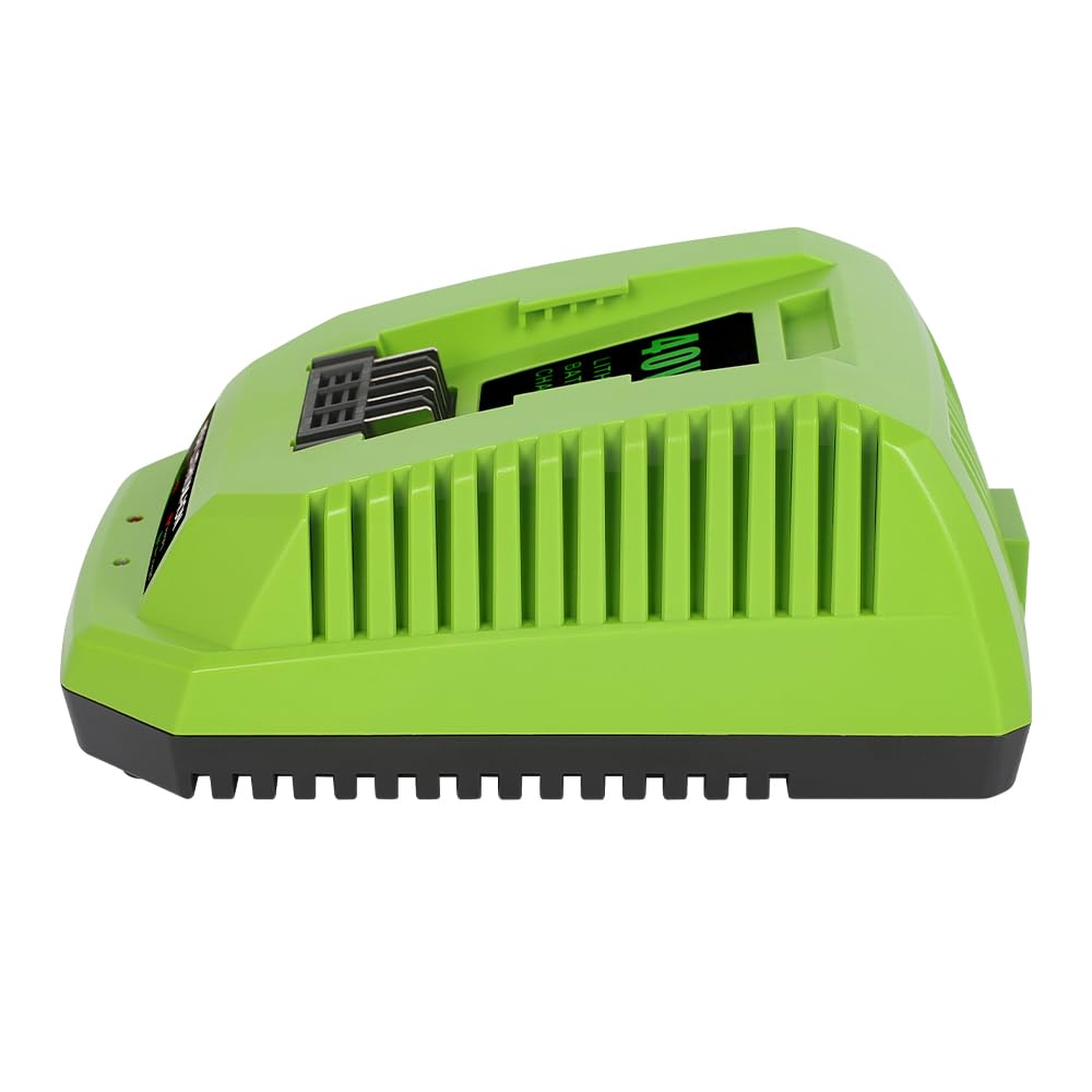 Caricabatterie Greenworks 40V G40C - Ricambio Compatibile Con Batterie 40V - Foto 4