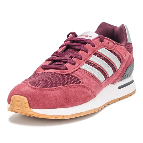 adidas Hombre Performance Running Shoes, Shadow Red Matte Silver Maroon, 42 EU