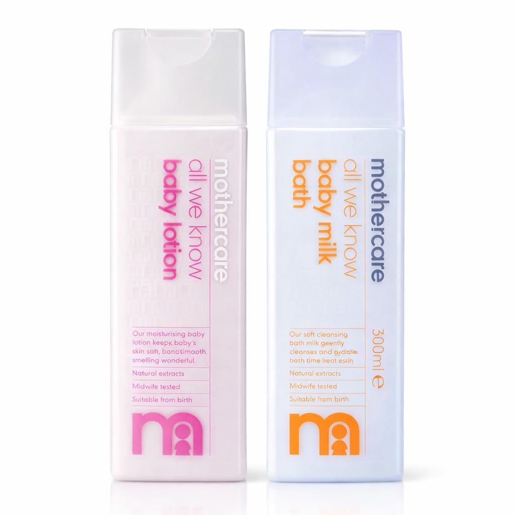 Mothercare All We Know Baby Lotion, 300ml+Mothercare All We Know Baby Milk Bath 300ml-picture-30