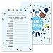 Produktbild 15 Spiel-Karten zur Baby-Party I dv_161 I DIN A6 I Set Baby-Party blau Junge Boy Invitations Spiele Quiz Preise schätzen