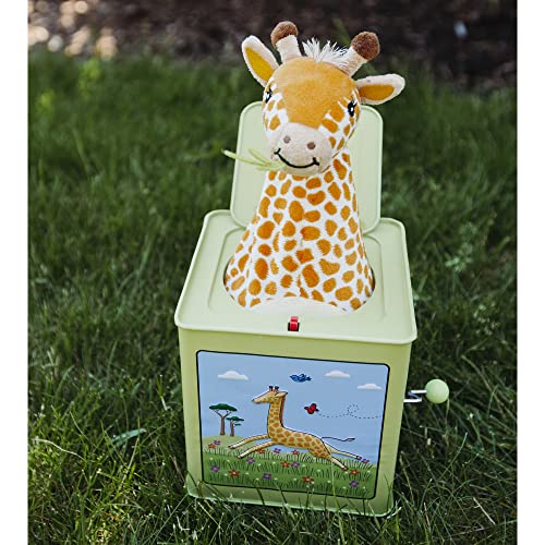 Jack Rabbit Creations, Inc. Vintage Tin Toy Giraffe Jack in The Box