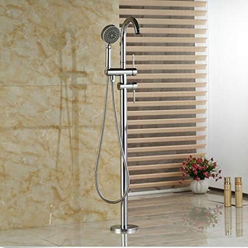 Remplissage de baignoire avec douchette pour îlot de salle de bains
