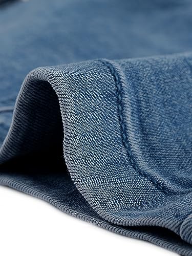 Allegra K Women's Denim Jacket Short Sleeve Jean Jacket Slim Fit Summer Outfits Casual Cropped Jacket 6