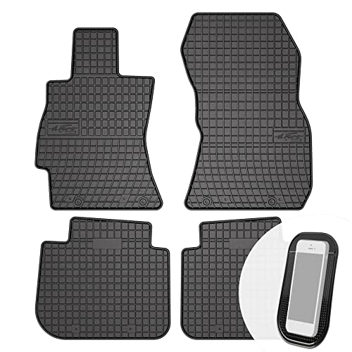 Alfombrillas de goma para coche, juego de 4 piezas, apto para Subaru Impreza 3 Forester 3 Legacy 4 2003-2013