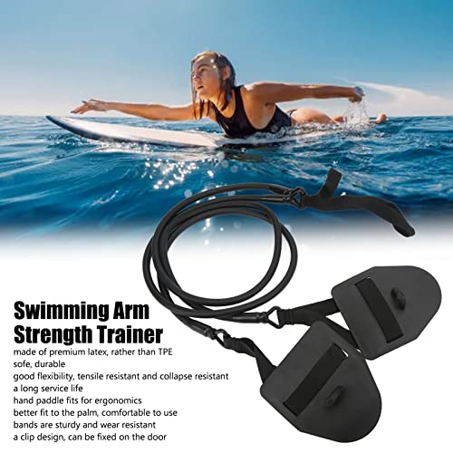 Entrenador de fuerza para brazos de natación con bandas elásticas de látex miniatura 2