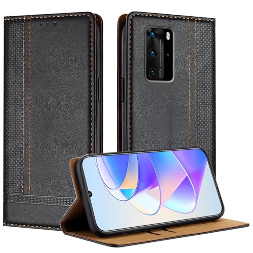 Étui protection Huawei P40 Pro coque antichoc rabat cuir PU