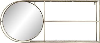 ESPEJO METAL ESPEJO 80X13X35 DORADO