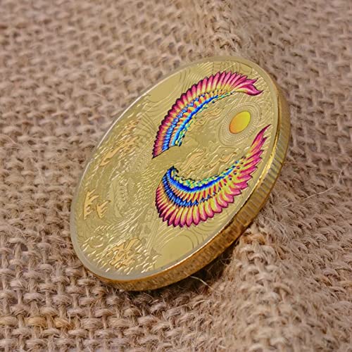 Yakin Shop Phoenix From The Ashes Twelve Chinese Zodiac Challenge Coin,Gold #TOP6