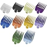Professional for Wahl Clipper Guards Cutting Guides Set, 10Pack Hair Clipper Guards Set Compatible with Most Wahl Clippers, Cutting Lengths from 1/16