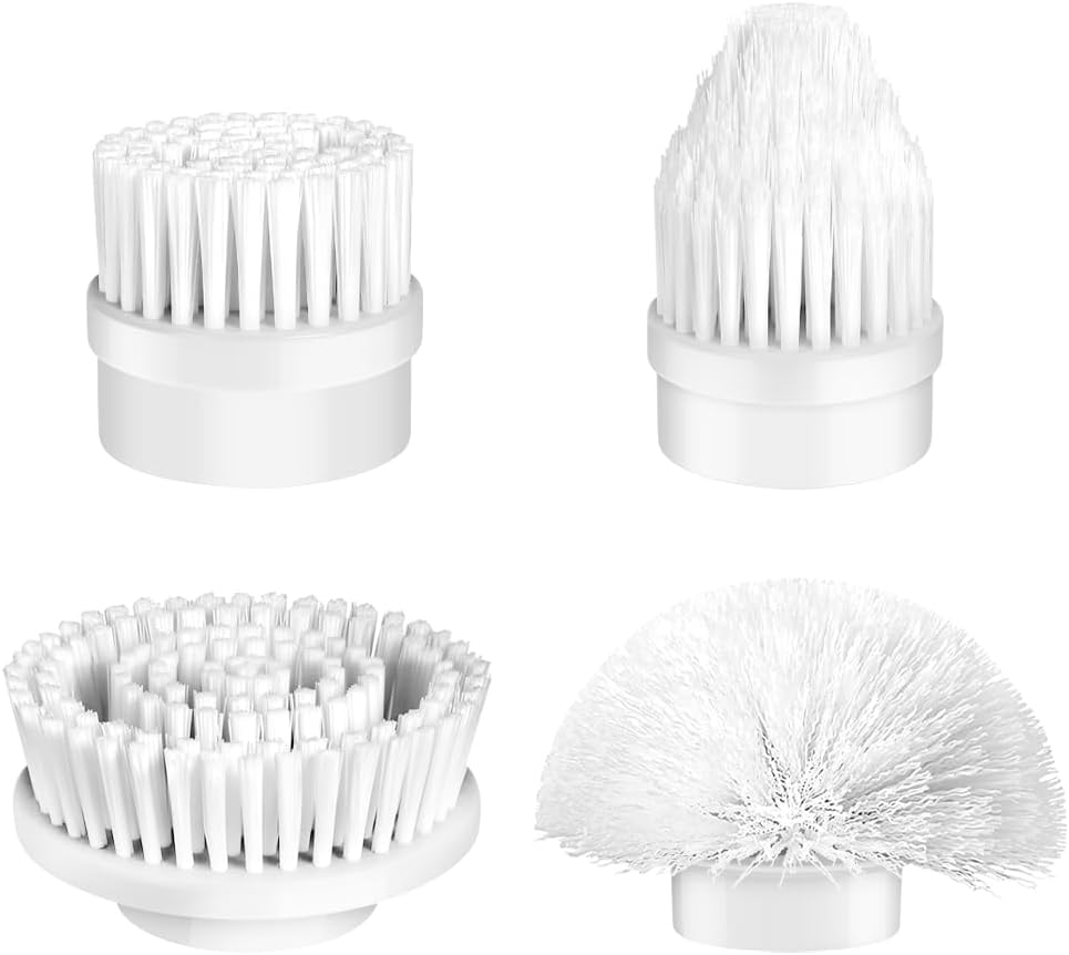 IEZFIX Electric Spin Scrubber X03 Turbo Brush Head Replacement, Multi-Purpose Cleaning Brush Set A