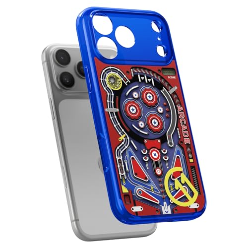 Image of Spigen Ultra Hybrid MagFit Back Cover Case for iPhone 17 Pro, c11 Collection, MagSafe Compatible, Camera Control Covered, 3D Effect with Hexa-Layer Print - PC+TPU | Arcade