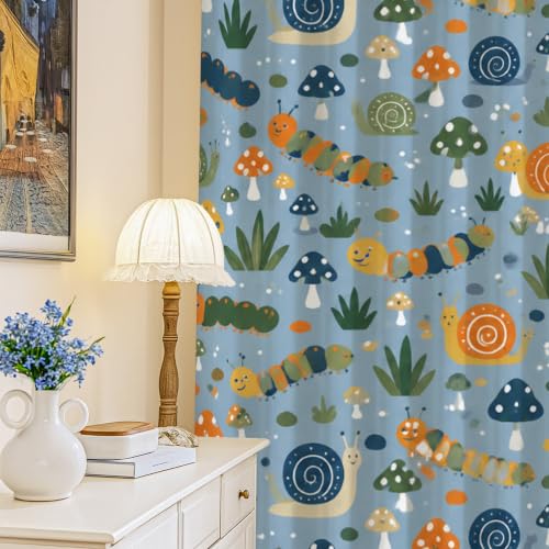 Rideaux occultants anti-lumière en chenille lavable pour chambre - 2