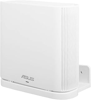 Wall Mount Holder for ASUS ZenWiFi AX Whole-Home Tri-Band Mesh WiFi 6 System (XT8)(CT8)(XT9) AC300, Wall Bracket Hanger Stand with Holder Compatible with ASUS ZenWiFi AX WiFi 6 (1-Pack, White)