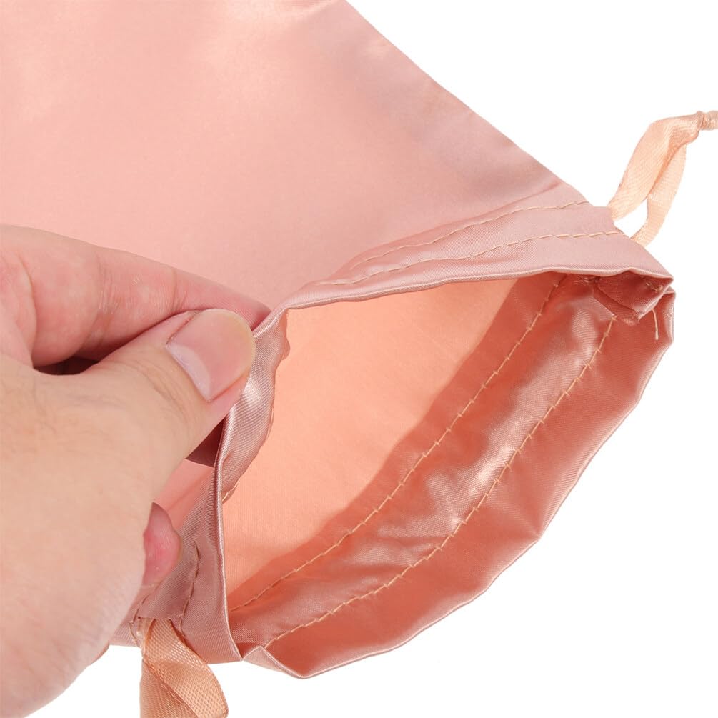 Beavorty 10Pcs Satin Drawstring Bags, 15x10cm Gold Jewellery Pouches - Image 2