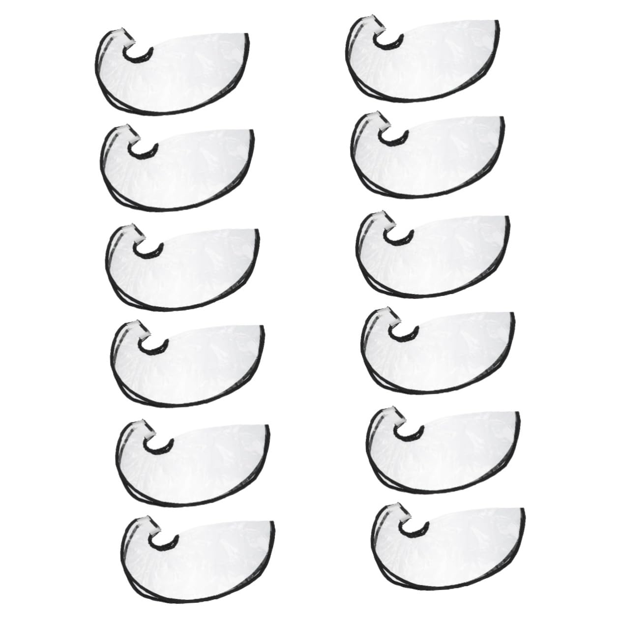 DOITOOL 12 Pcs Shampoo Funnel Hairdressing Tool Vertical or