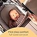Joolz Aer2 Foldable Bassinet for Baby Stroller – Ultra-Light Bassinet with One-Hand Quick Fold - Soft Mattress - Large UPF 50+ Canopy - Perfect Baby Cot Add-on for Your Aer2 (Space Black)