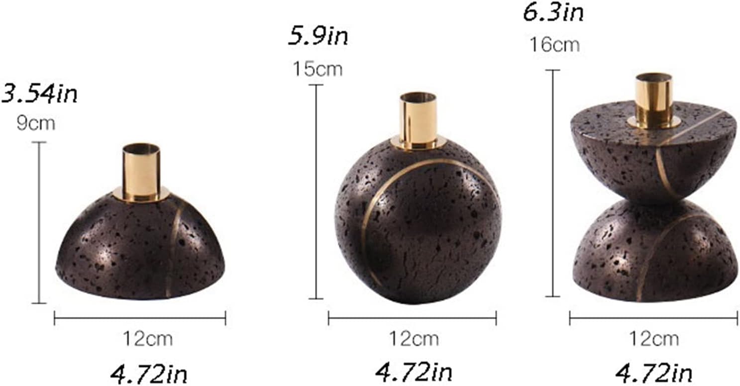 Candleholders Marble Candlestick Interior Decoration Table Center Party Ornaments